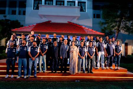 India High Commissioner hosts Team India ahead of Colombo Test India High Commissioner hosts Team India ahead of Colombo Test