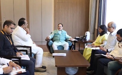 H1N1: JP Nadda, Delhi Health Minister review treatment facilities amid influenza spikes H1N1: JP Nadda, Delhi Health Minister review treatment facilities amid influenza spikes