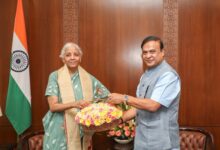 CM Sarma briefs FM Sitharaman on Assam flood damage CM Sarma briefs FM Sitharaman on Assam flood damage