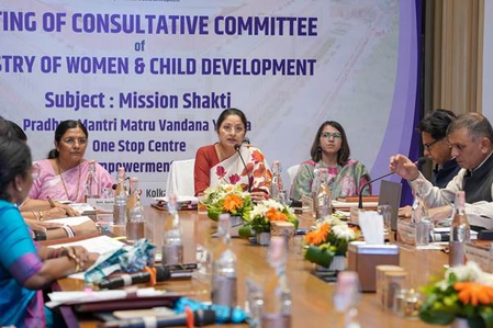 Union Minister Annpurna Devi leads discussion on women’s safety, empowerment