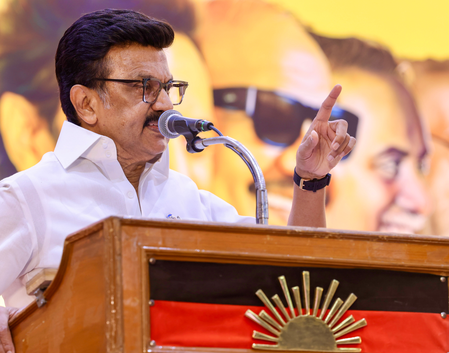 Former TN CM Stalin‘s security cover downgraded after review Former TN CM Stalin‘s security cover downgraded after review
