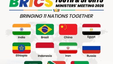 Two-day BRICS Youth and Sports Ministers’ Meetings to be held in Visakhapatnam Two-day BRICS Youth and Sports Ministers’ Meetings to be held in Visakhapatnam
