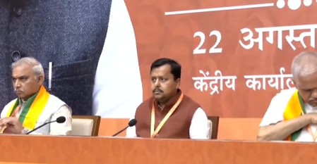 BJP president Nitin Nabin holds first meeting with newly appointed team at party HQs BJP president Nitin Nabin holds first meeting with newly appointed team at party HQs