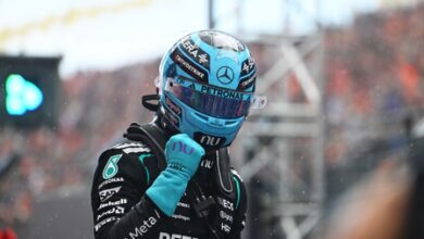 George Russell wins first Zandvoort Sprint to close in on F1 title battle