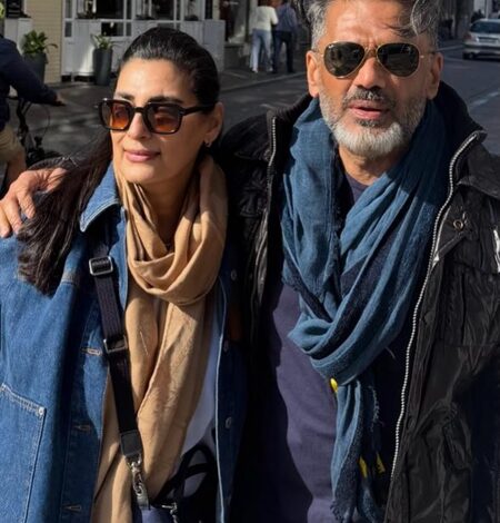 Suniel Shetty says ‘Tough Keeping up with you’ as he wishes wife Mana on her birthday