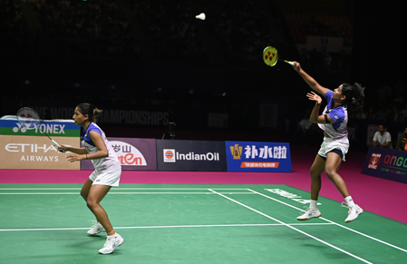 Dhawan praises Treesa-Gayatri’s historic bronze medal win at World Championships Dhawan praises Treesa-Gayatri’s historic bronze medal win at World Championships