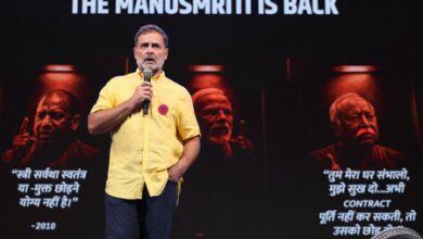 ‘Insult to Sanatan Dharma’: NDA hits out at Rahul Gandhi for invoking ‘Manusmriti’ ‘Insult to Sanatan Dharma’: NDA hits out at Rahul Gandhi for invoking ‘Manusmriti’