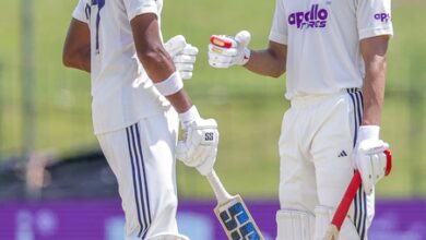 2nd Test: Padikkal, Gill smash fifties as India reach 187/3 against Sri Lanka at tea 2nd Test: Padikkal, Gill smash fifties as India reach 187/3 against Sri Lanka at tea