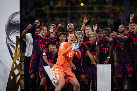 Bayern beats Dortmund to lift German Supercup Bayern beats Dortmund to lift German Supercup