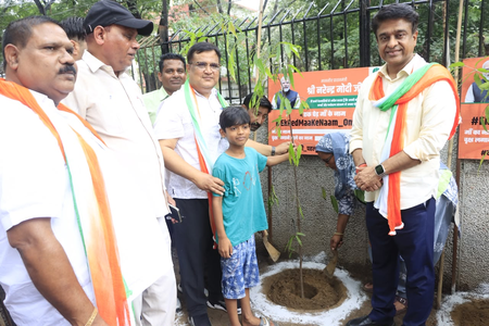 Nurture saplings till they mature, NDMC V-C Kuljeet Singh Chahal tells citizens Nurture saplings till they mature, NDMC V-C Kuljeet Singh Chahal tells citizens