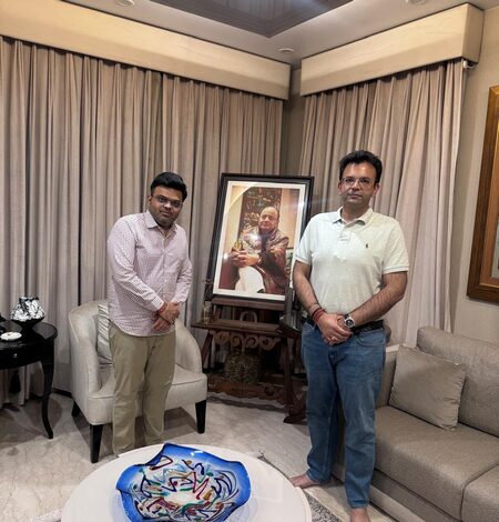 Jay Shah visits DDCA prez Rohan Jaitley to pay tribute to Late Arun Jaitley