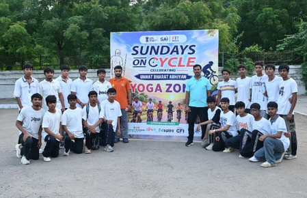 Gujarat schoolchildren join 87th ‘Fit India Sundays on Cycle’, combine fitness with sport and learning