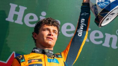 Formula 1: Norris wins dramatic Dutch GP after Verstappen crashes out early Formula 1: Norris wins dramatic Dutch GP after Verstappen crashes out early