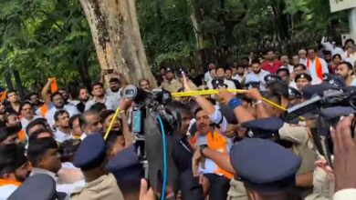 K’taka BJP leaders lay siege to Vidhana Soudha, demand Nagendra’s resignation; many detained K’taka BJP leaders lay siege to Vidhana Soudha, demand Nagendra’s resignation; many detained