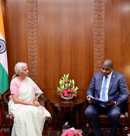 British Virgin Islands Premier meets FM Sitharaman