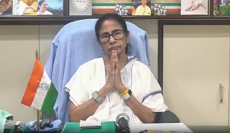 Mamata Banerjee targets BJP govt over Annapurna Yojana protests Mamata Banerjee targets BJP govt over Annapurna Yojana protests