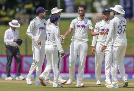 2nd Test: Prasidh strikes twice as SL reach 130/4 at Lunch in Colombo 2nd Test: Prasidh strikes twice as SL reach 130/4 at Lunch in Colombo