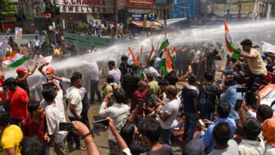 Patna student protest turns tense as police use water cannons; CRPF personnel deployed Patna student protest turns tense as police use water cannons; CRPF personnel deployed