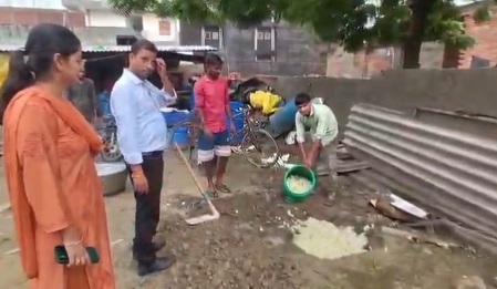 UP Food Department destroys contaminated rasgullas in Ghaziabad, Noida ahead of festivals