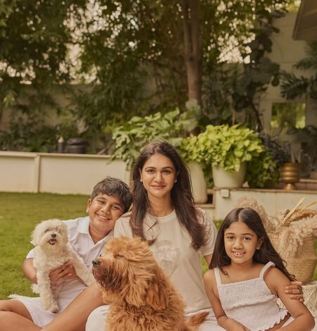 Sneha Reddy shares pictures of her ‘world’ with kids and pets, fans ask ‘Where is Allu Arjun?’