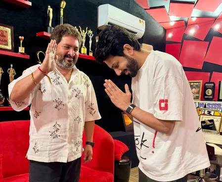 Anirudh Ravichander seeks blessings from lyricist Kasarla Shyam in new social media post Anirudh Ravichander seeks blessings from lyricist Kasarla Shyam in new social media post