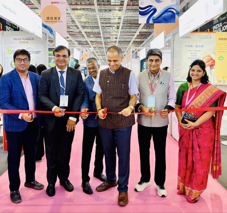 Indian CG inaugurates pavilion at Global Yarn and Inter-Textile Expo in Shanghai