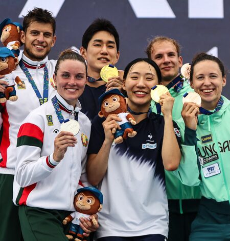 South Korea wins mixed relay gold at Modern Pentathlon World Championships