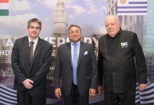 MEA Secretary attends Uruguuay’s National Day celebrations, reaffirms commitment to strengthen ties