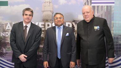 MEA Secretary attends Uruguuay’s National Day celebrations, reaffirms commitment to strengthen ties MEA Secretary attends Uruguuay’s National Day celebrations, reaffirms commitment to strengthen ties