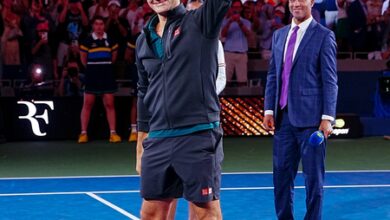 ‘It’s great to be back in New York’: Federer returns to US Open for memorable exhibition night ‘It’s great to be back in New York’: Federer returns to US Open for memorable exhibition night