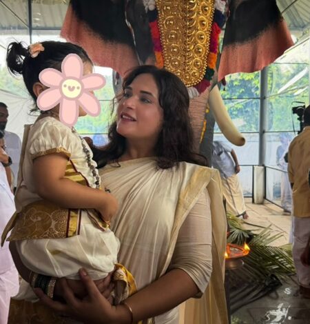 Richa Chadha: Got a special Onam dress made for Zuneyra to be dressed for the occasion