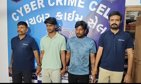 Two Maha men held by Gujarat Police over Instagram share market scam; bank account linked to Rs 40.48 cr fraud Two Maha men held by Gujarat Police over Instagram share market scam; bank account linked to Rs 40.48 cr fraud
