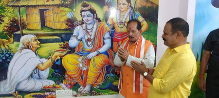 Bihar Minister performs Griha Pravesh at new Patna residence Bihar Minister performs Griha Pravesh at new Patna residence