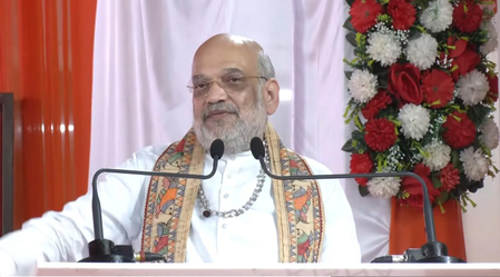 Jawaharlal Nehru laid foundation for Narmada project, but PM Modi opened gates: HM Shah Jawaharlal Nehru laid foundation for Narmada project, but PM Modi opened gates: HM Shah