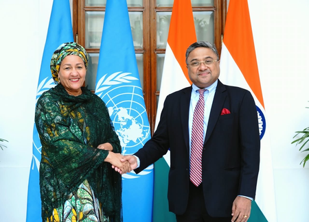 India and UN discuss cooperation in peacekeeping operations, achieving SDGs