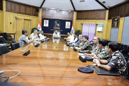Manipur CM orders stringent action against illegal arms holders sans community Manipur CM orders stringent action against illegal arms holders sans community