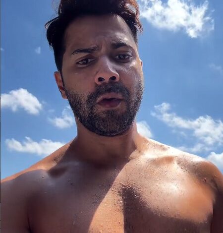Varun Dhawan shares shirtless workout video from Bali, says ‘It’s 35 degrees out here’