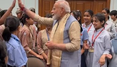 ‘Hi5, smiles and more’: PM Modi celebrates Raksha Bandhan with schoolchildren ‘Hi5, smiles and more’: PM Modi celebrates Raksha Bandhan with schoolchildren