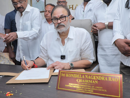 Will work to increase Andhra’s green cover, says Pawan Kalyan’s brother Naga Babu Will work to increase Andhra’s green cover, says Pawan Kalyan’s brother Naga Babu