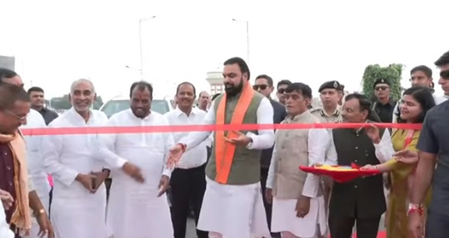 Bihar CM inaugurates Mithapur flyovers in Patna Bihar CM inaugurates Mithapur flyovers in Patna