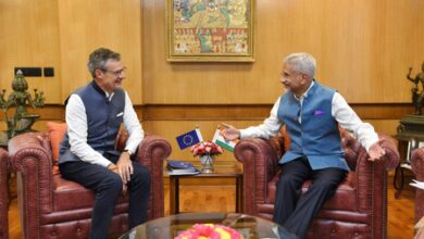 EAM Jaishankar meets outgoing EU Ambassador, appreciates his contributions towards FTA