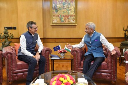 EAM Jaishankar meets outgoing EU Ambassador, appreciates his contributions towards FTA EAM Jaishankar meets outgoing EU Ambassador, appreciates his contributions towards FTA