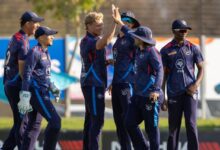 Namibia stun South Africa by 18 runs in Tri-nation T20I opener Namibia stun South Africa by 18 runs in Tri-nation T20I opener
