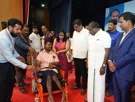 Persons with disabilities are close to my heart, says Union Minister HD Kumaraswamy Persons with disabilities are close to my heart, says Union Minister HD Kumaraswamy