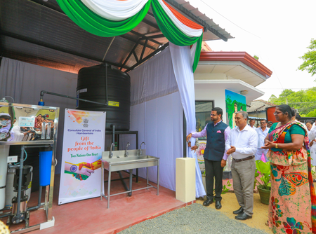 India provides RO water plant for district hospital in Sri Lanka India provides RO water plant for district hospital in Sri Lanka