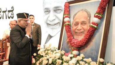 VP Radhakrishnan pays tribute to Ramakrishna Hegde on centenary VP Radhakrishnan pays tribute to Ramakrishna Hegde on centenary