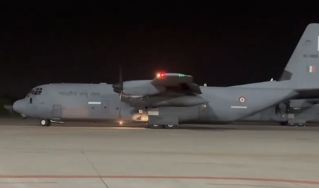 Fourth flight with rescue equipment departs to flood-hit Nepal Fourth flight with rescue equipment departs to flood-hit Nepal