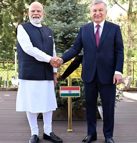We will always work to expand green cover and build sustainable future: PM Modi with Uzbek President (Ld) We will always work to expand green cover and build sustainable future: PM Modi with Uzbek President (Ld)