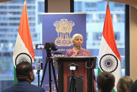 FM Sitharaman addresses vibrant Indian diaspora in US, meets top CEOs FM Sitharaman addresses vibrant Indian diaspora in US, meets top CEOs
