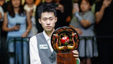 China’s Chang wins first ranking event title at snooker’s Wuhan Open
